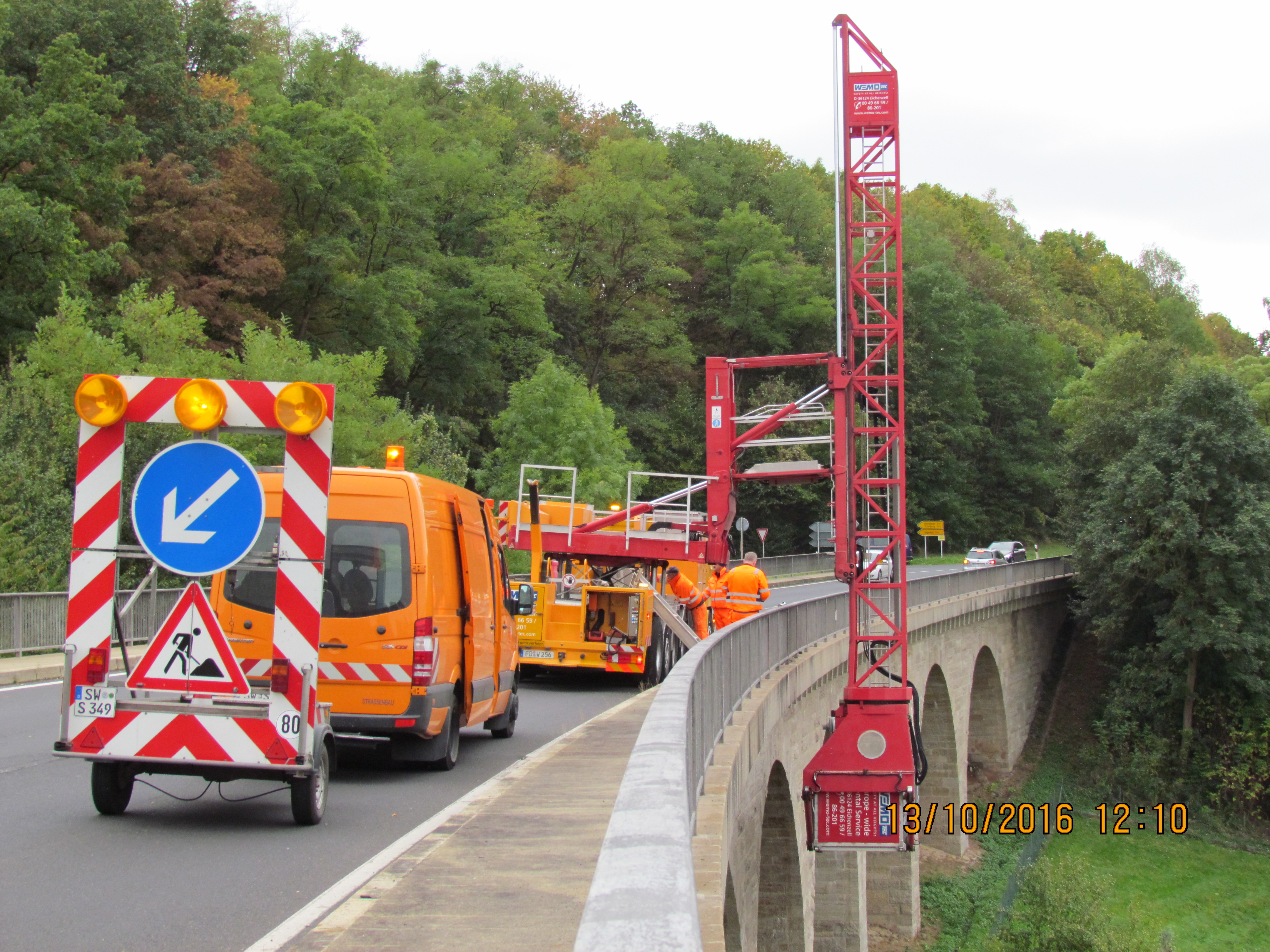 Objektbezogene Schadensanalyse an der Brücke Trimmberg